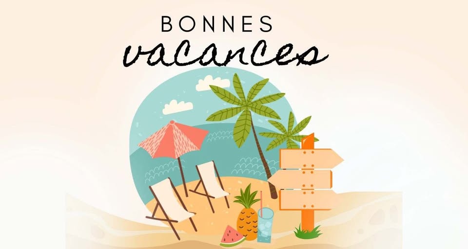 🌴 Les vacances sont enfin là !
Après une belle période d’apprentissage et de partage, il est temps de se reposer, de s’amuser et de profiter de chaque instant ☀️
Toute l’équipe du Lycée L'île des e...