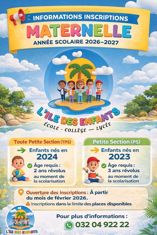 🌱 Pourquoi le Cycle 1 est si important ? ( TPS, PS, MS, GS)

Parce qu’il permet à l’enfant de : 

✔️ Devenir élève en douceur
✔️ Prendre confiance en lui
✔️ Développer sa curiosité
✔️ Acquérir les ...